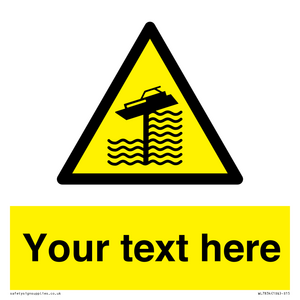 Custom warning grounding on weir